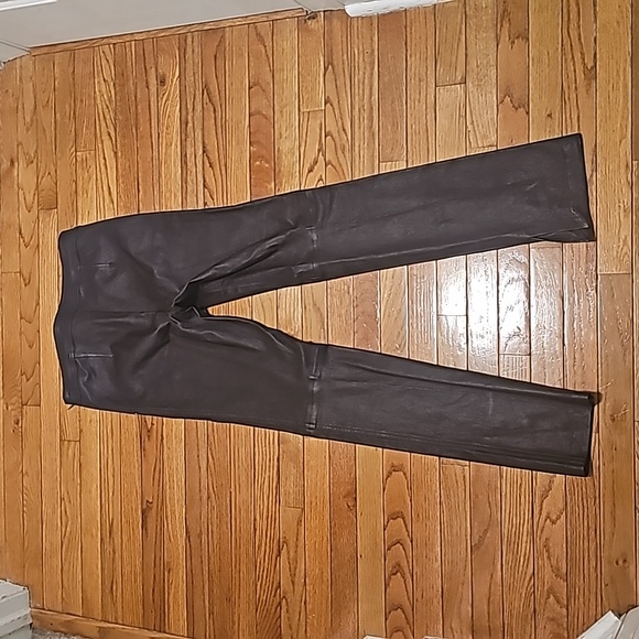 Helmut Lang slit leather pants size 12 wine/oxblood NWOT - Picture 12 of 16